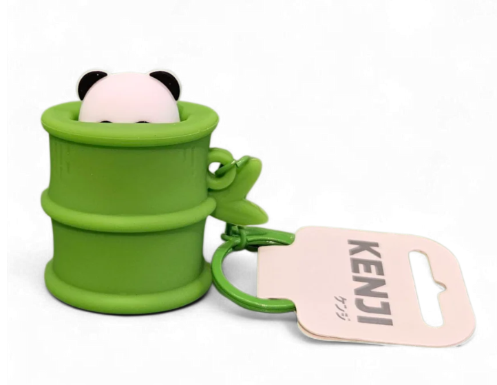 Mima Hard Panda Bamboo Keyring
