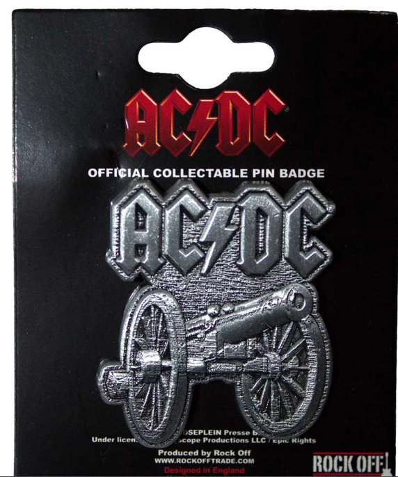 AC/DC Pin Badge: For Those About To Rock