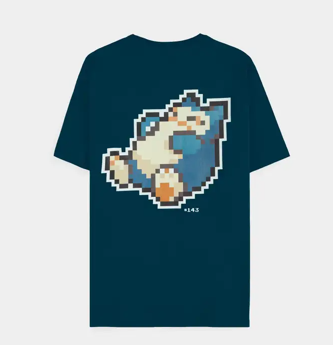 Pokemon - Pixel Snorlax - T-shirt