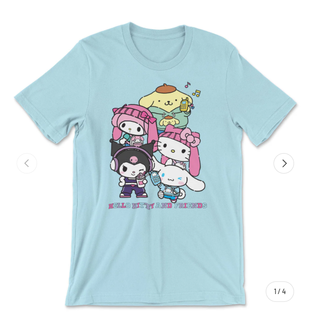 Hello Kitty and Friends Stacked Gang T-Shirt