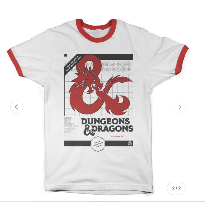Dungeons & Dragons - 3 Volume Set Ringer Tee
