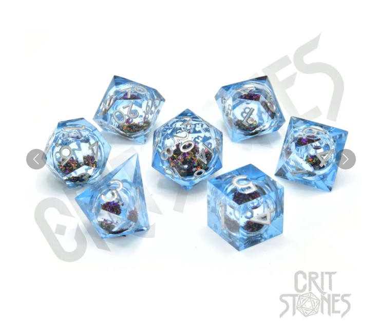 Glimmercore Liquid Core RPG Dice Set