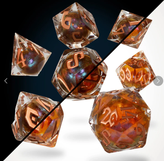 Aetherphase Fluxcore RPG Dice Set
