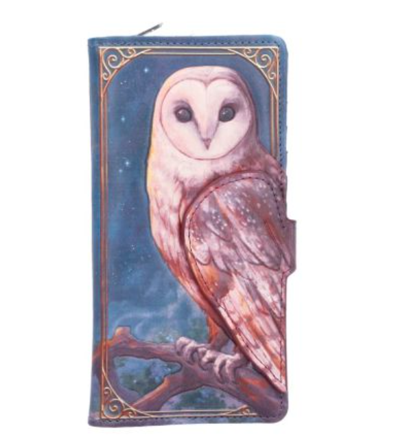 Moonlit Flight Embossed Purse 18.5cm