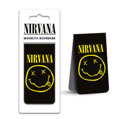 NIRVANA (SMILEY) MAGNETIC BOOKMARK