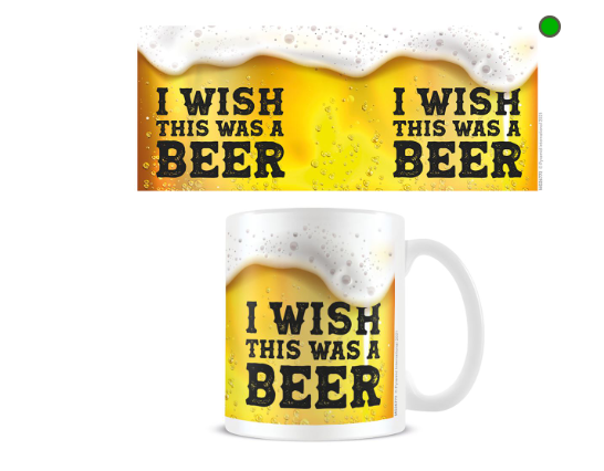 I WISH THIS WAS BEER GENERIC MUGS