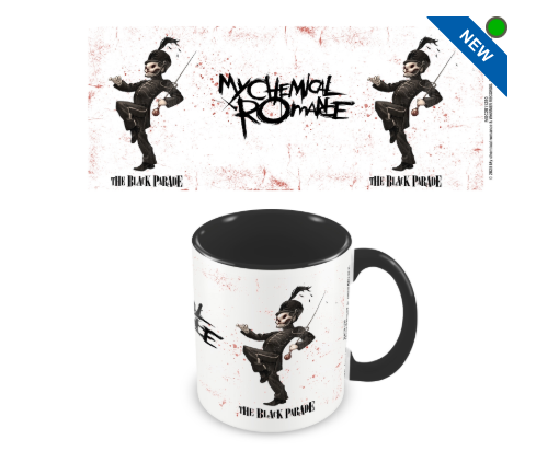 MY CHEMICAL ROMANCE (BLACK PARADE) BLACK COLOURED INNER POD MUG