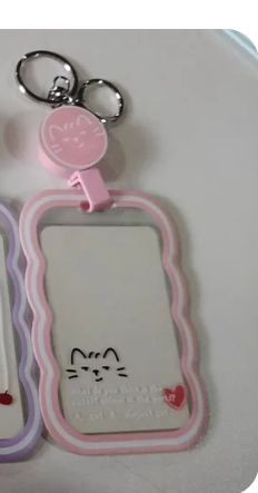 Tonami Cartoon Cat Card Holder