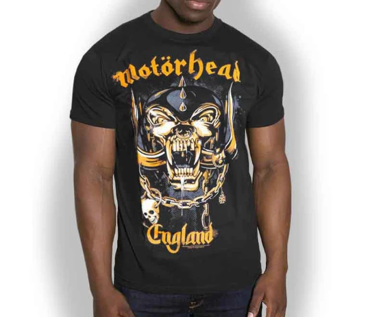 Motorhead Unisex T-Shirt: Mustard Pig (Black)