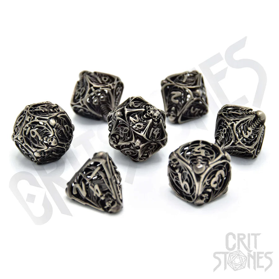 Soulreaper Hollow Metal RPG Dice Set