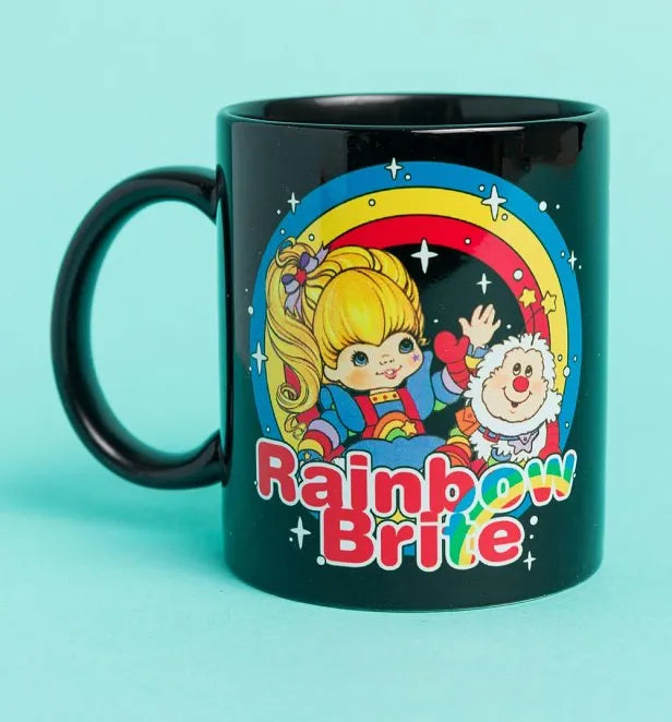 Rainbow Brite Always Look On The Brite Side Black Mug