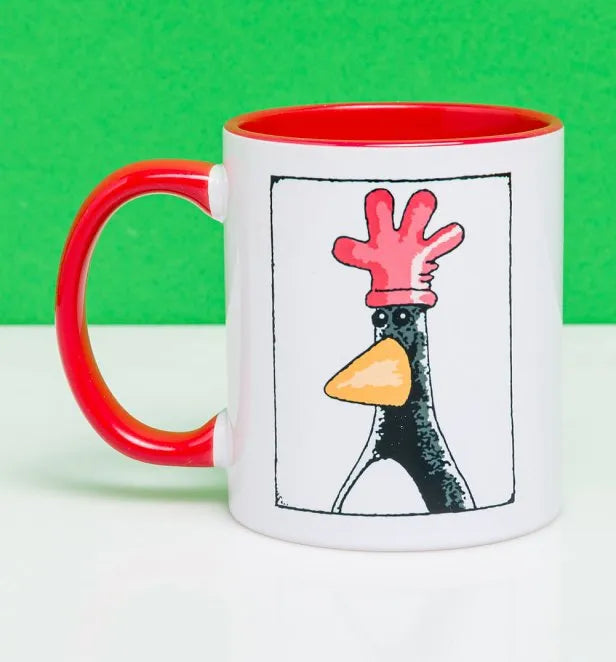 Mug - Wallace and Gromit Feathers Wanted Poster