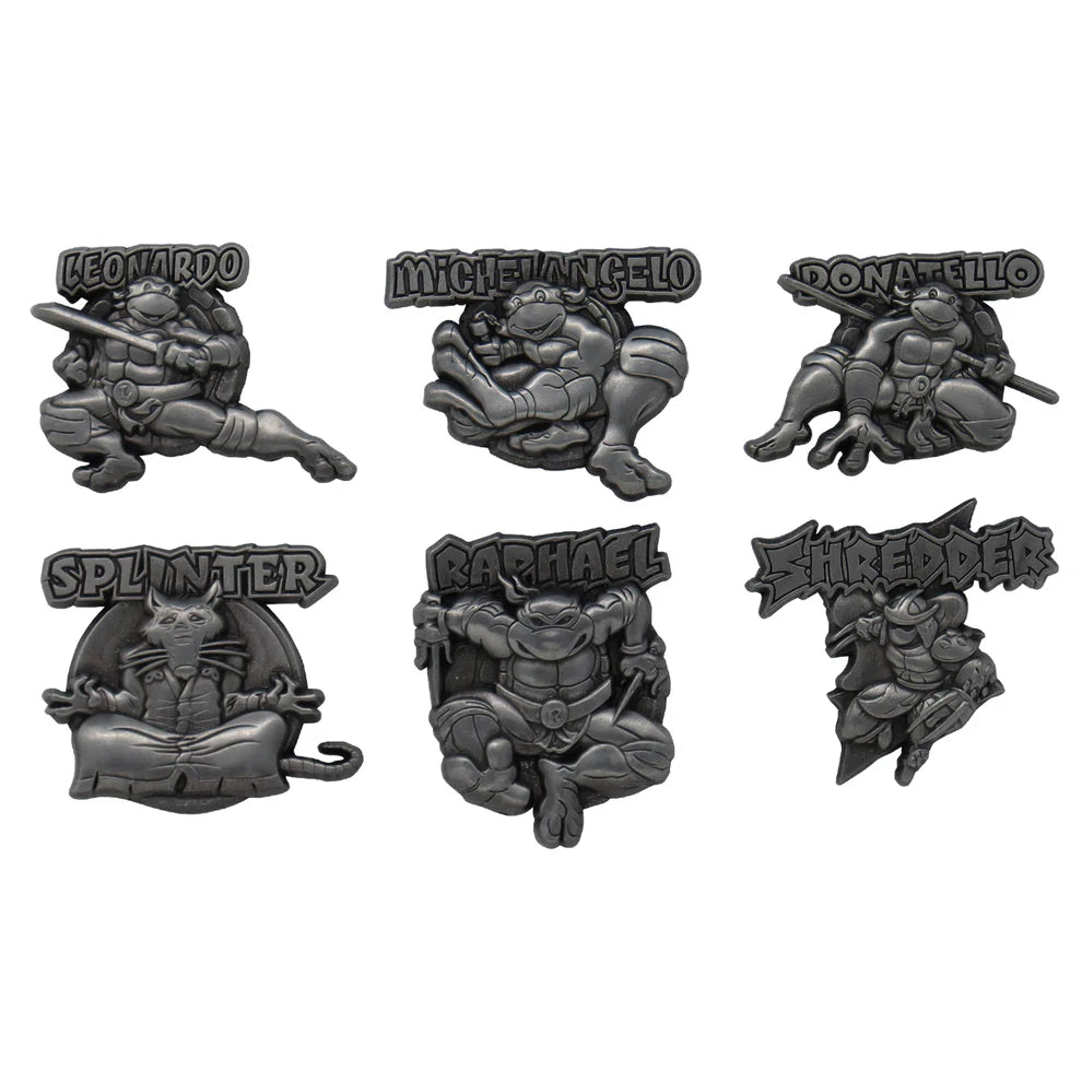 Teenage Mutant Ninja Turtles - Set of 6 Pin Badges Limited Edition