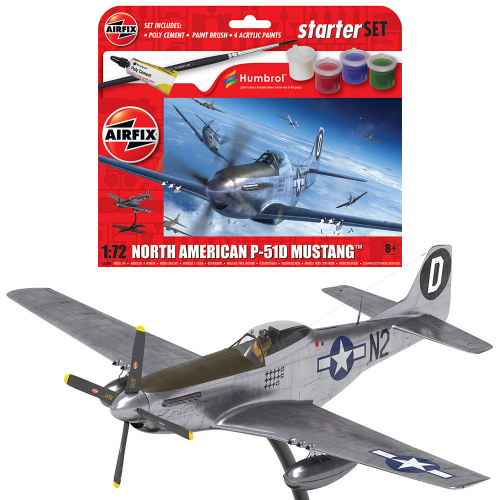 A55013 Starter Set - North American P-51D Mustang