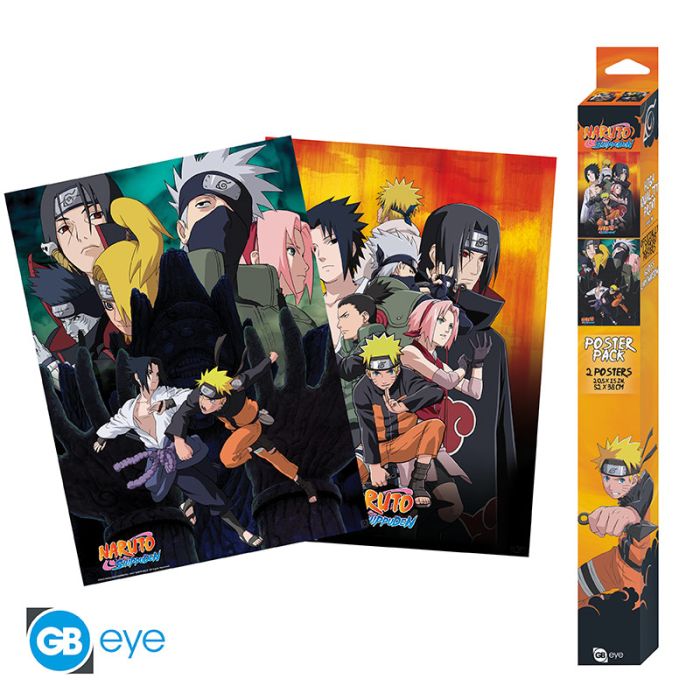 Naruto Shippuden - Set 2 Posters 52x38