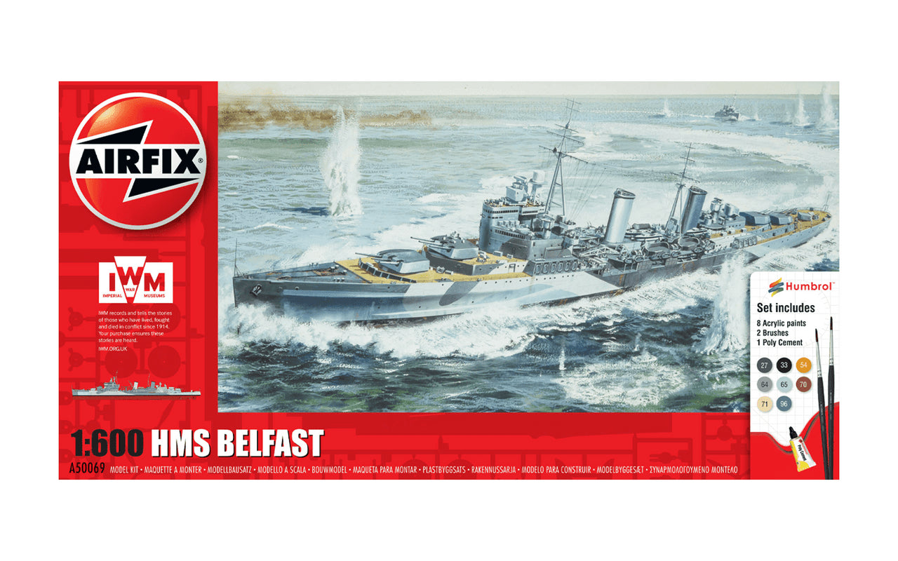 Airfix HMS Belfast Gift Set