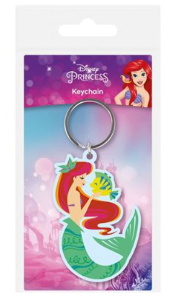 The Little Mermaid Ariel & Flounder PVC Keychain