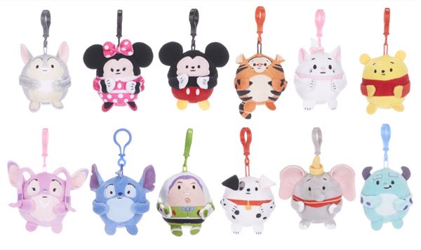 Disney Squashy Podgies Bag-clip 3"/8cm