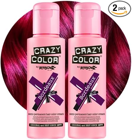 Crazy Colour Renbow Semi-Permanent Hair Colour Dye