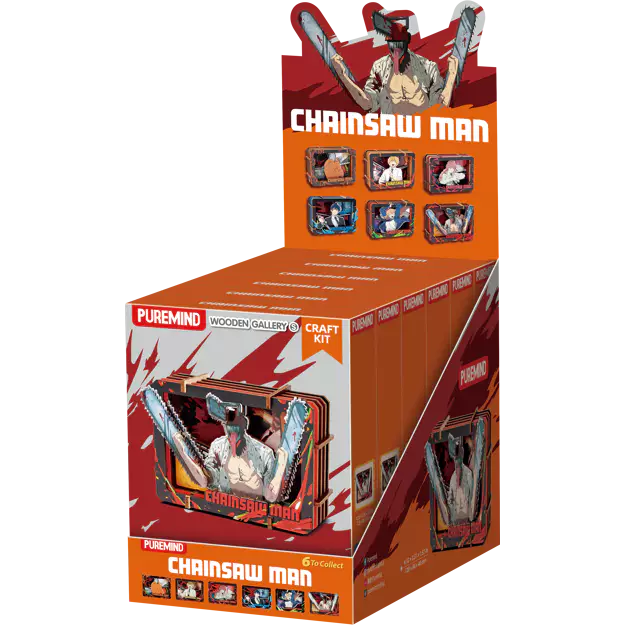 Chainsaw Man Small Wooden gallery-Individual Snapshot (Blind box)