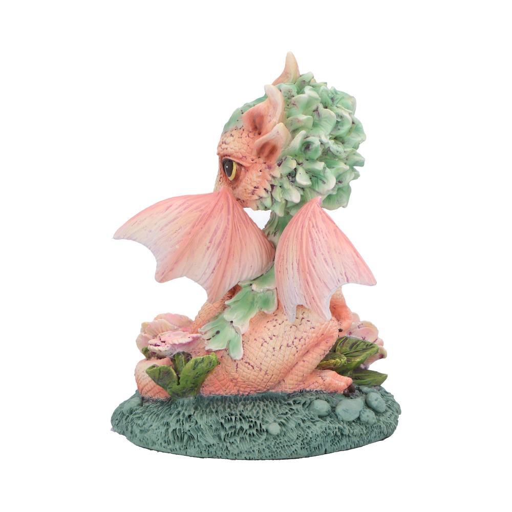 Carnation Flower Dragon Figurine 12cm