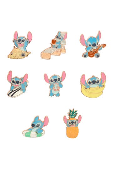 Lilo & Stitch POP! Enamel Pins Stitch Summer 4 cm Blind Box