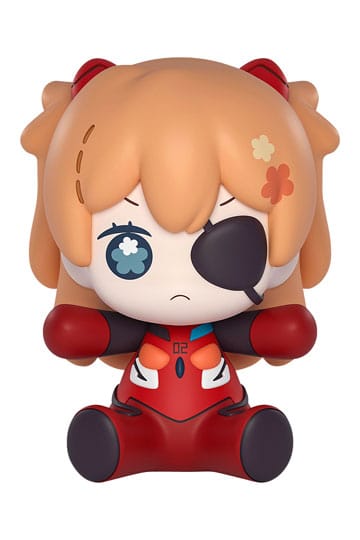 Neon Genesis Evangelion: Rebuild of Evangelion Huggy Good Smile Chibi Figure Asuka Shikinami Langley: Eye Patch Ver. 7 cm