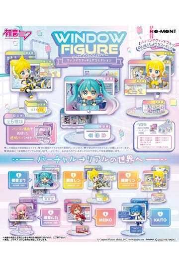 Hatsune Miku Mini Figures 6 cm Window Figure Collection