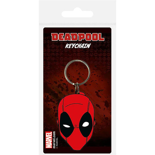 Deadpool (Face) PVC Keychain