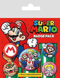 Super Mario (Mario) Badge Pack
