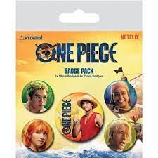 One Piece Live Action (The Straw Hats) Badge Pack