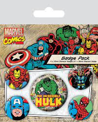 Marvel Comics (Hulk) Badge Pack