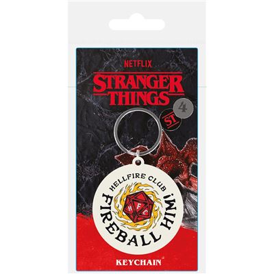 Stranger Things 4 (Fireball Him) Pvc Keychain