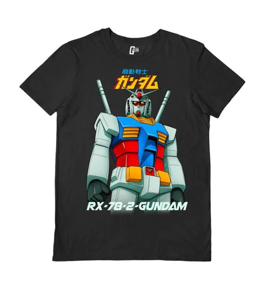Gundam (Mobile Suit) Black Unisex T-shirt