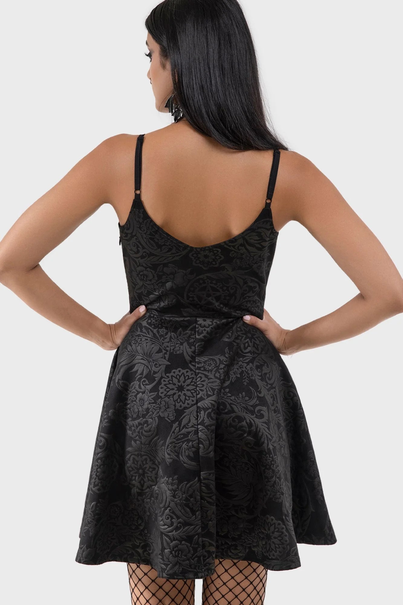 Killstar - Magica Skater Dress Black Lily