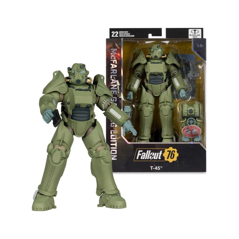 McFarlane Fallout 76 Gaming Edition 7 Inch Action Figure - T-45 Military Power Armour