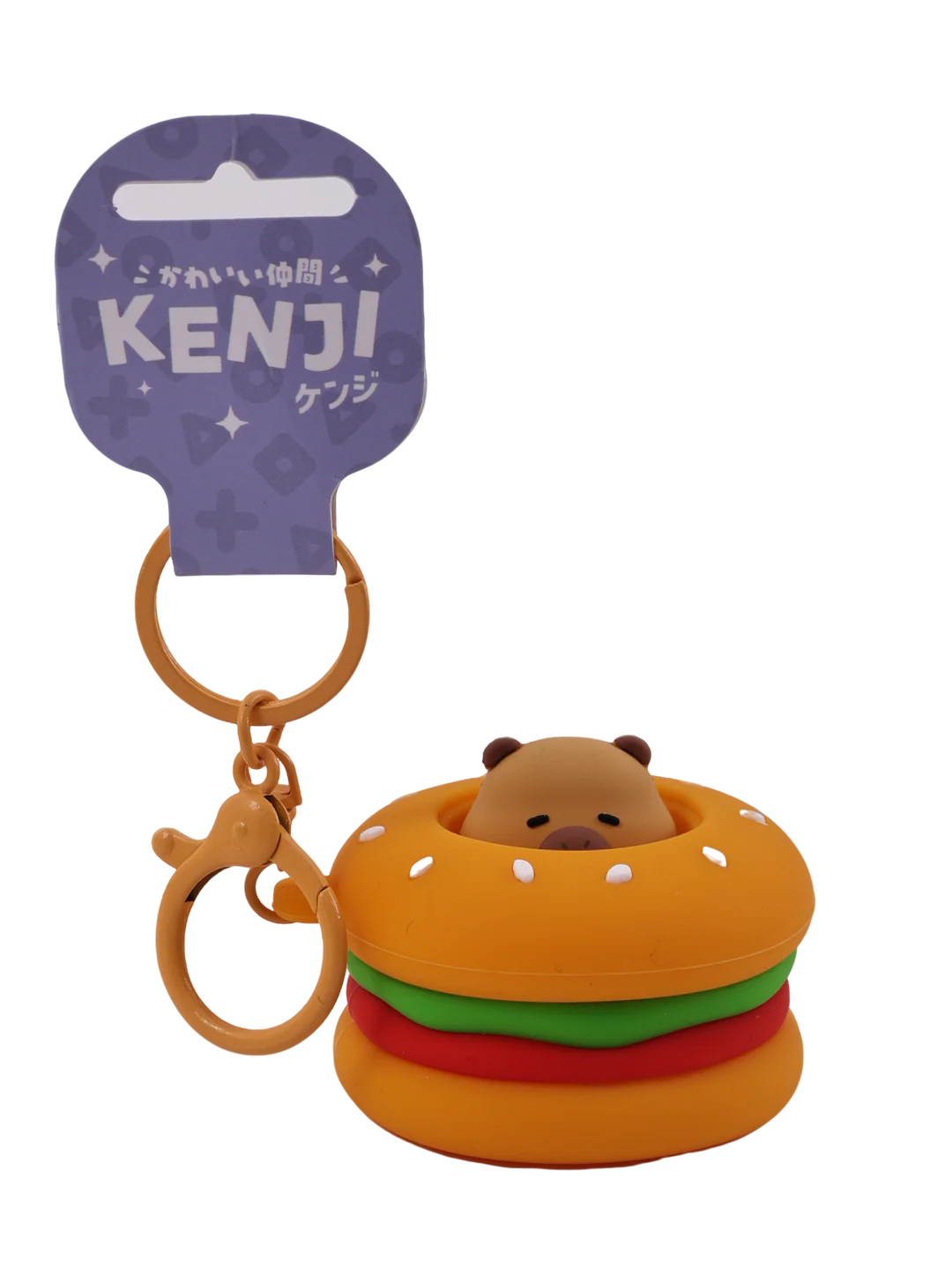 Mitoyo Hard Capybara Bakery Bagel Keyring