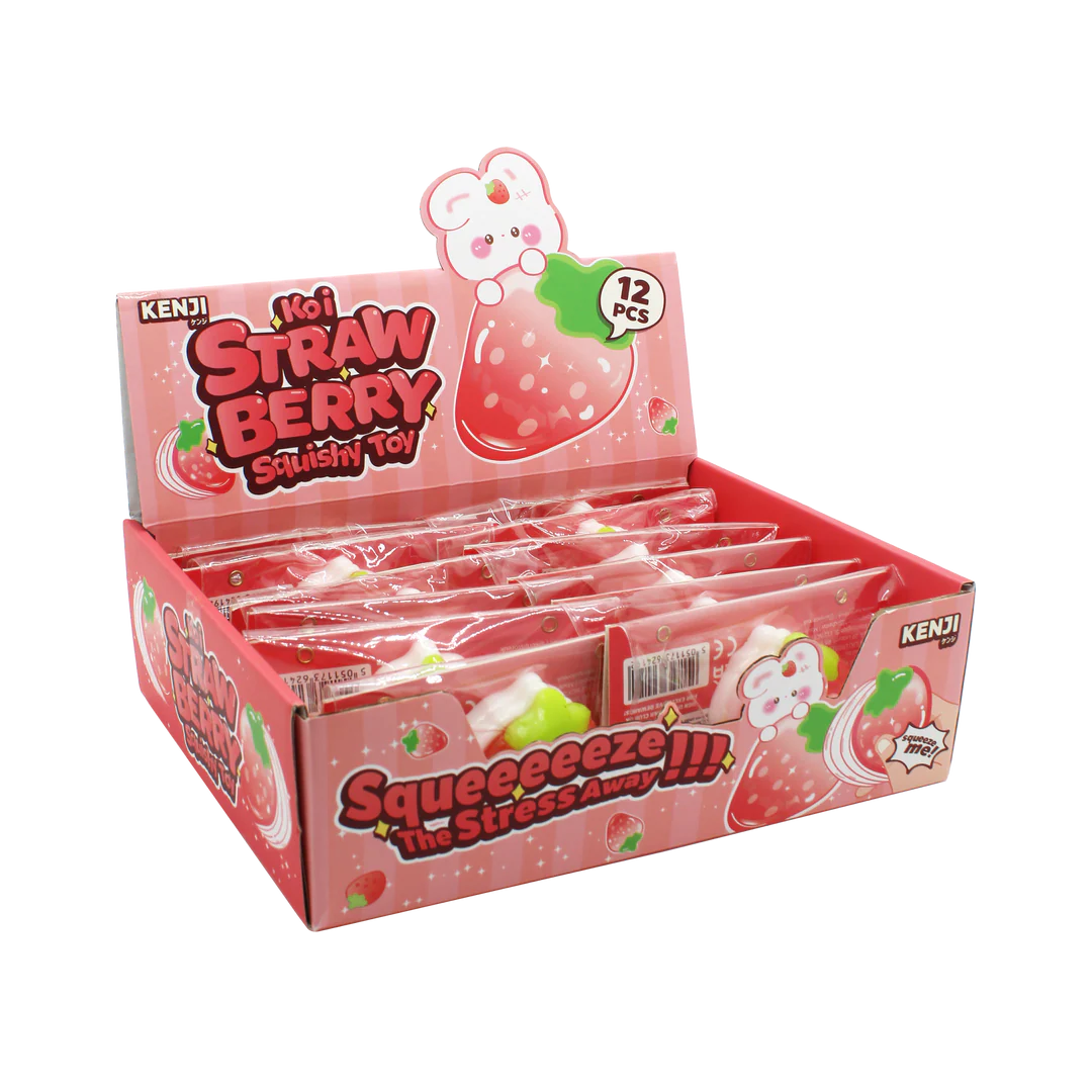 Koi Squishy Toy- Strawberry