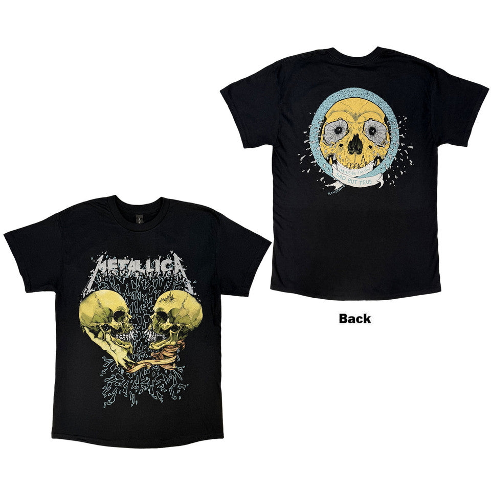 Metallica Unisex T-Shirt: Sad But True (Black) (Back Print)