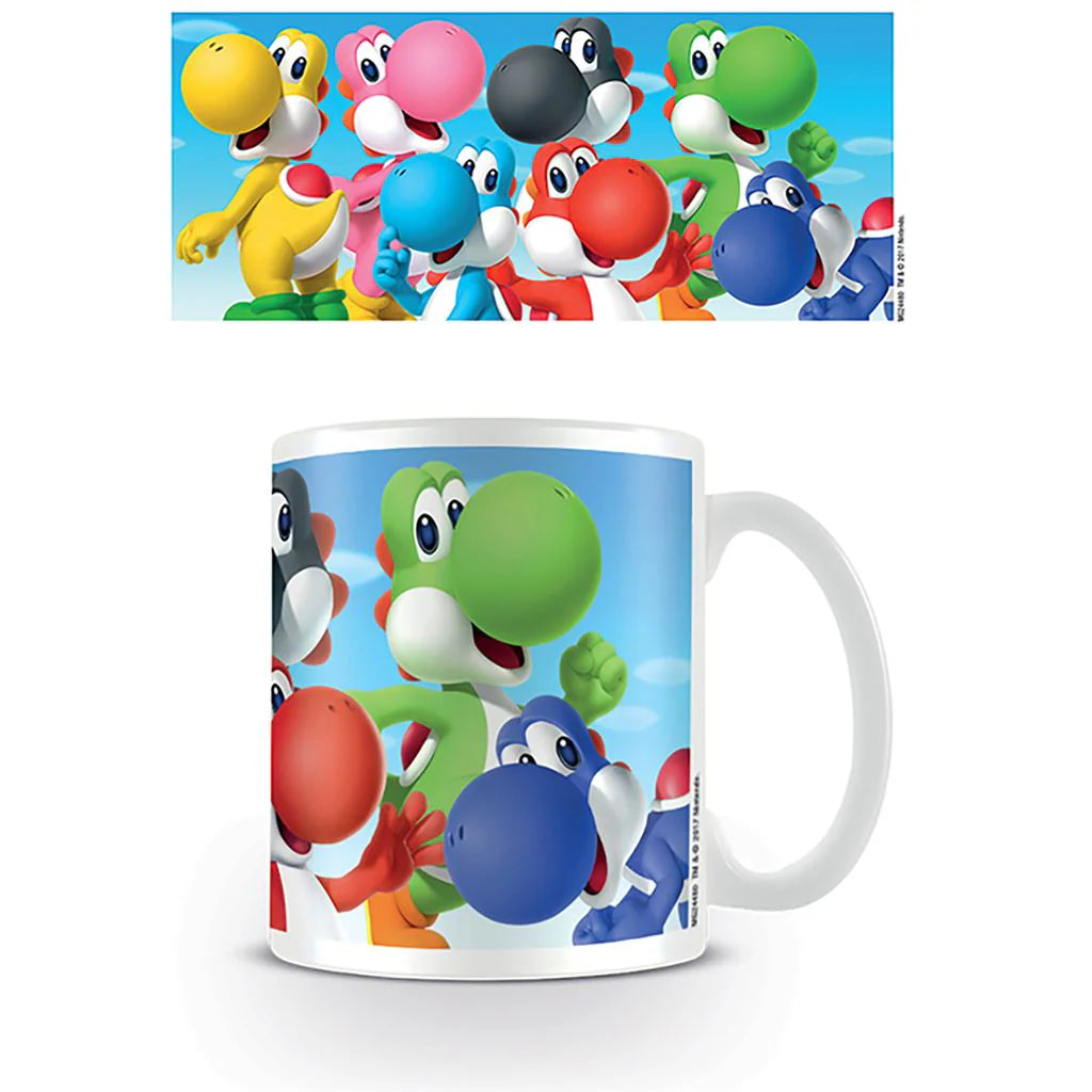 Super Mario (Yoshi's) 11oz/315ml White Ceramic Mug