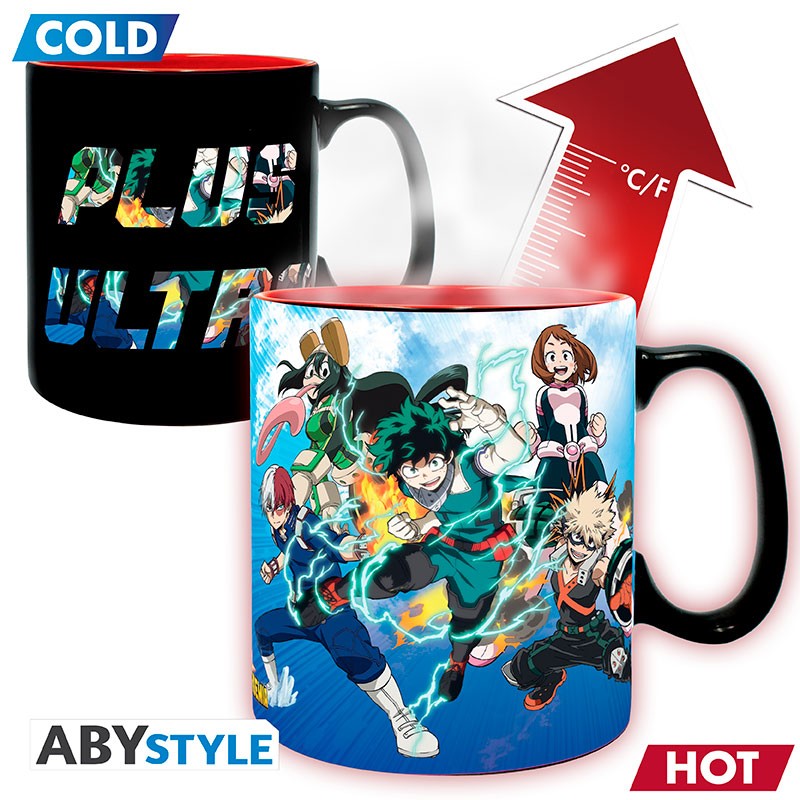 MY HERO ACADEMIA Mug Heat Change Heroes Big Size