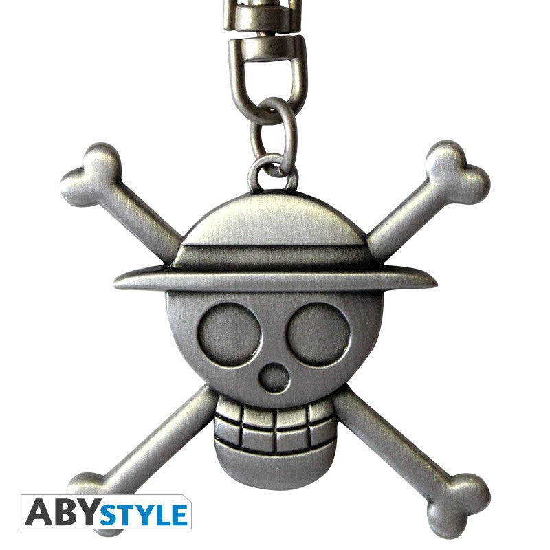 One Piece Skull Luffy 3D Keychain