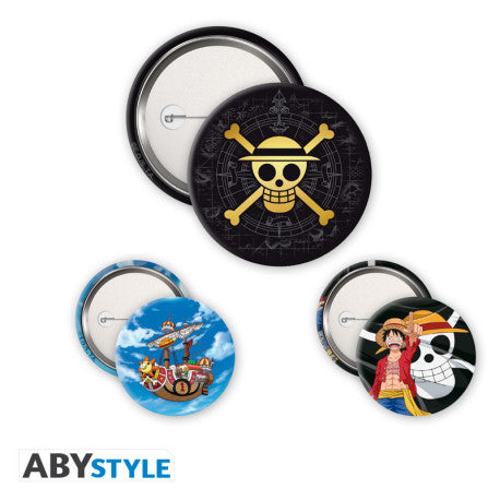 One Piece - Skull & Luffy Badge Pack