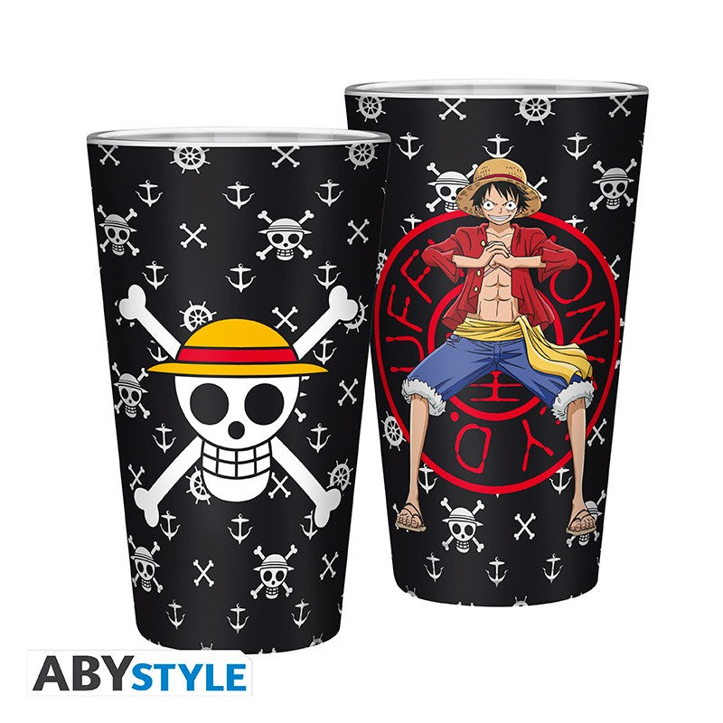Large Glass - One Piece Luffy