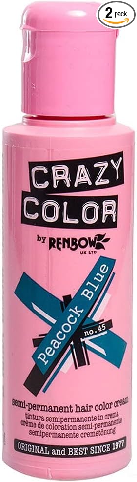 Crazy Colour Renbow Semi-Permanent Hair Colour Dye