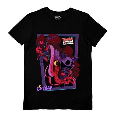 Poppy Playtime (Catnap) Black Unisex T-shirt