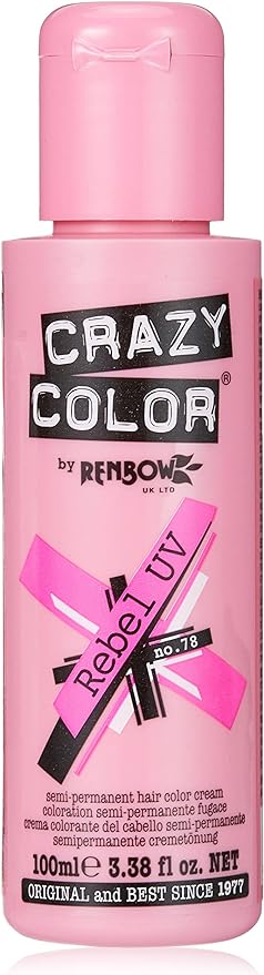 Crazy Colour Renbow Semi-Permanent Hair Colour Dye
