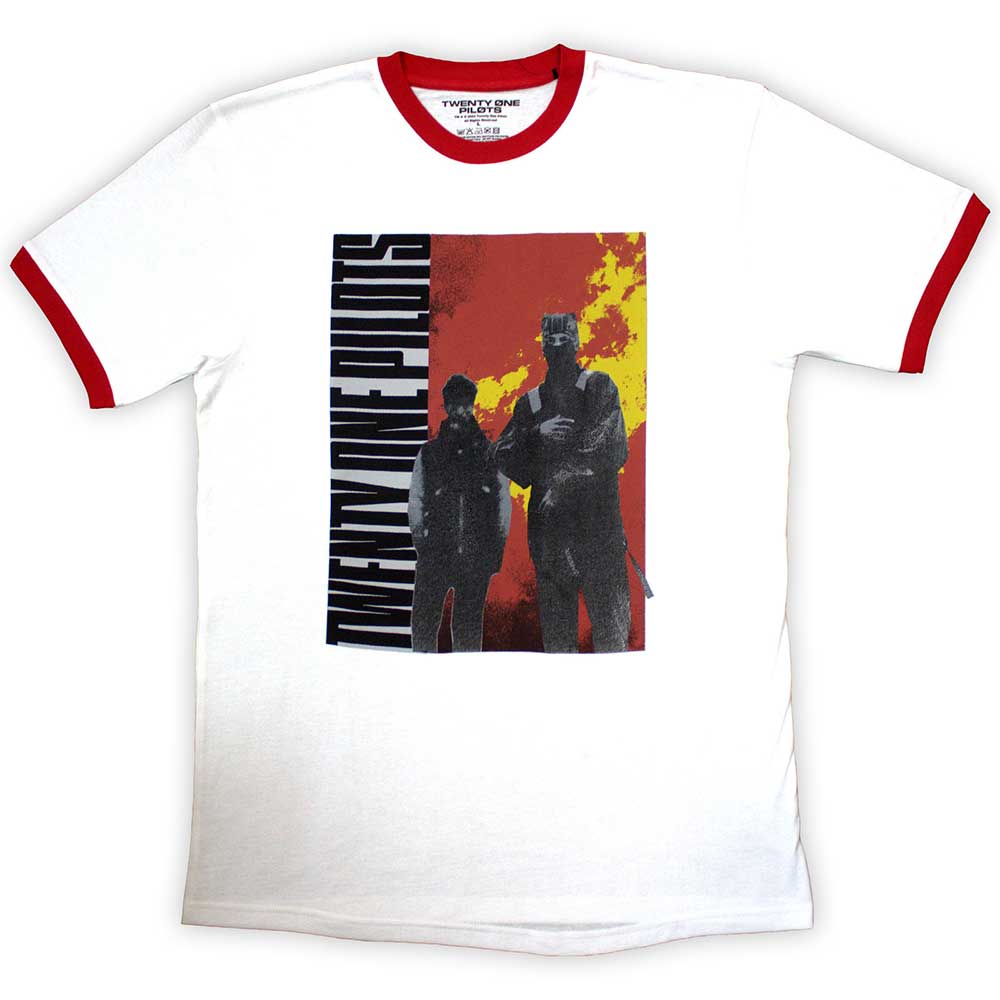 Twenty One Pilots Unisex Ringer T-Shirt: Side Stand