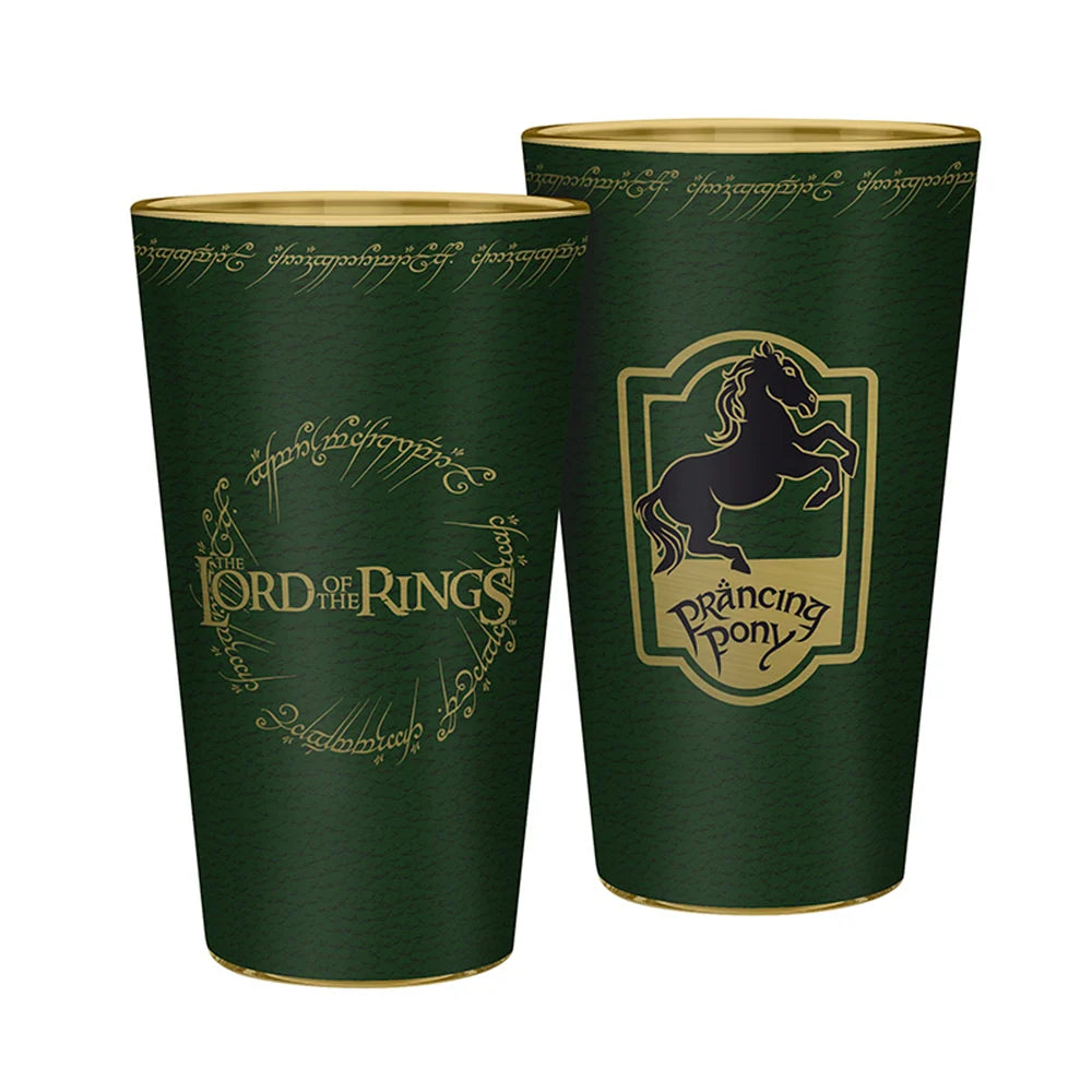 The Lord of The Rings Prancing Pony 400ml Glass
