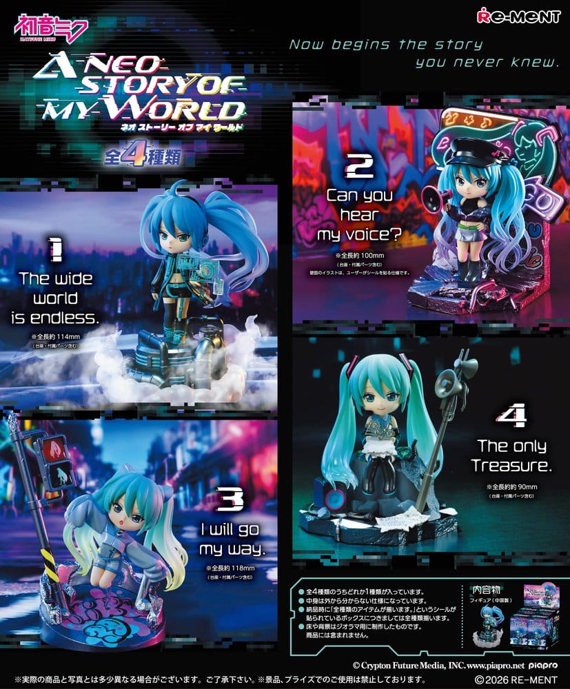 Hatsune Miku Mini Figures Neo Story 12 cm Blind Box